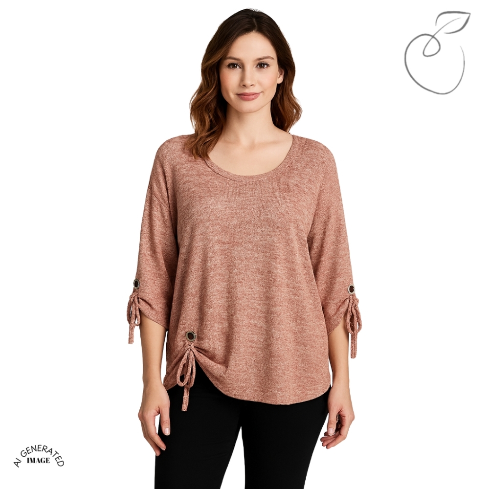 SIGNATURE STUDIO PLUS SIZE CASUAL TOP 3X - Picture 11 of 12